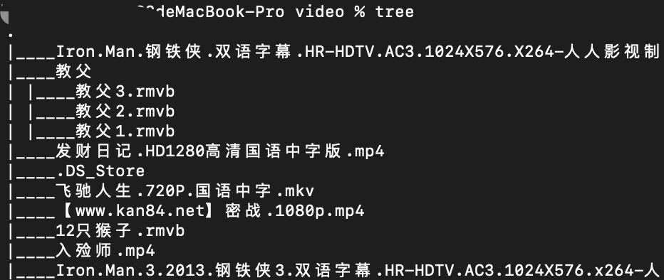 Linux Mac Windows各操作系统终端使用tree命令 Jasonwang 的博客 Csdn博客 Windows下使用tree命令