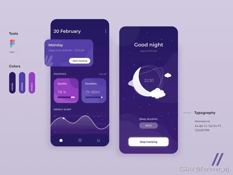 Sleep Tracker App by Purrweb UI