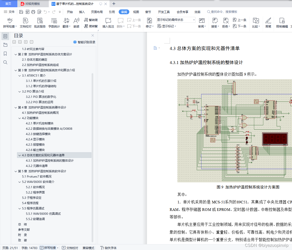 基于单片机的加热炉炉温控制系统设计