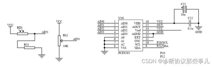 AD-DA转换（PCF8591）