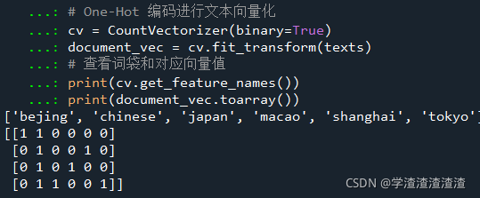 【NLP】词袋模型(bag of words model)和词嵌入模型(word embedding model)-CSDN博客