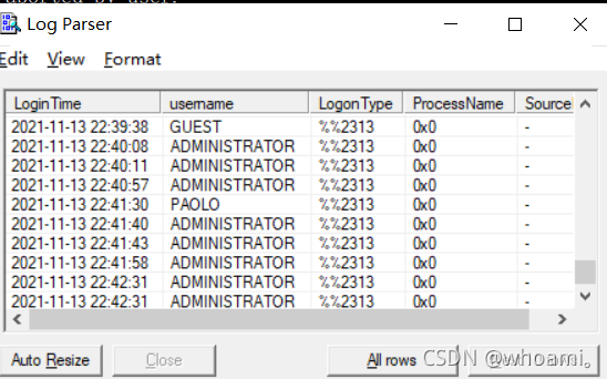 Log Parser Reader windows日志分析 及 Log Parser使用记录_如何使用logparser查询登录失败-CSDN博客