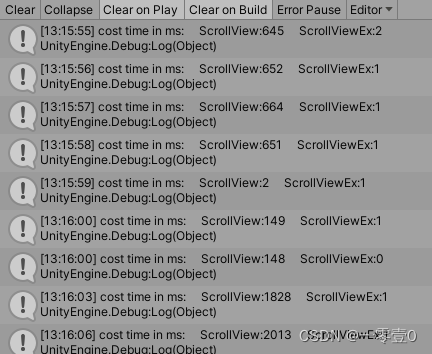 unity 基于UGUI的无限动态滚动列表