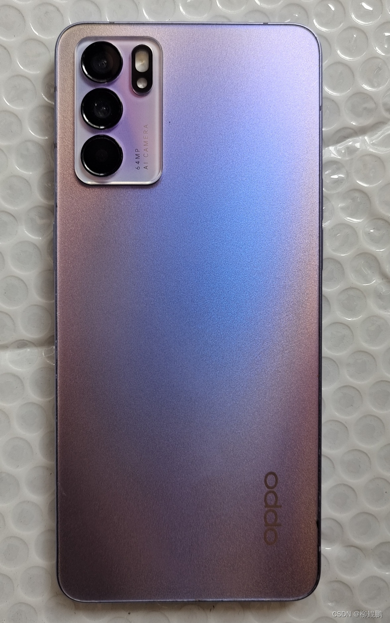 买了个Oppo Reno6用于测试