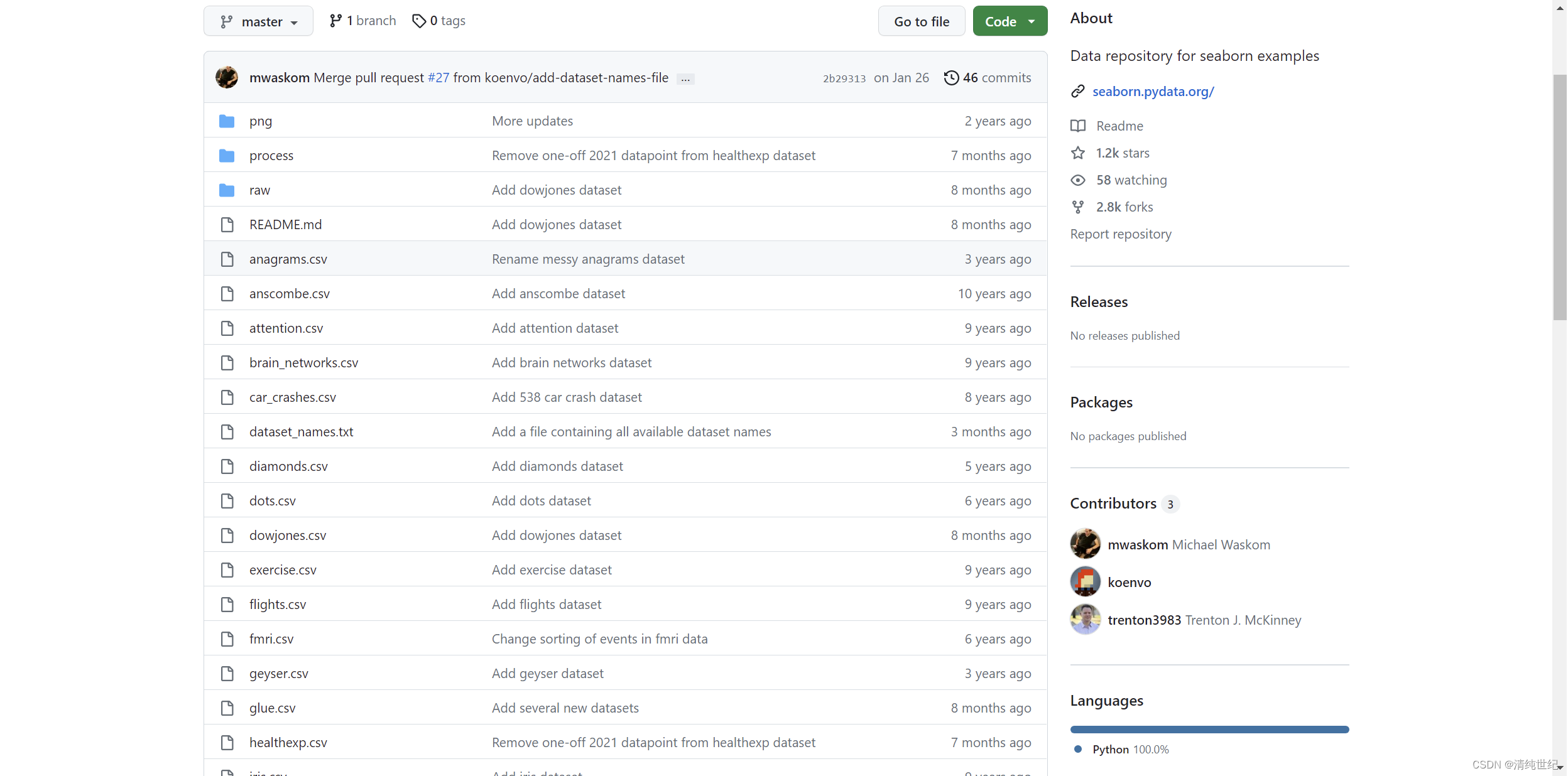 解决seaborn加载数据load dataset 报错问题
