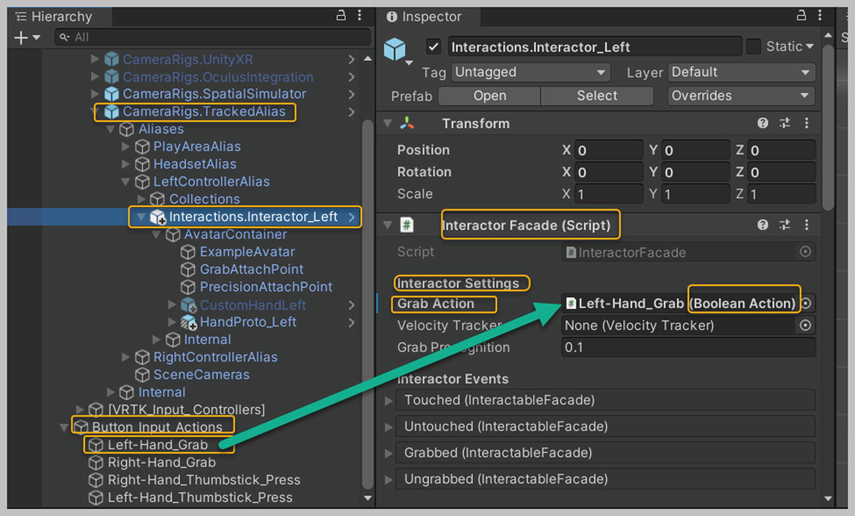 【VRTK】【VR开发】【Unity】7-配置交互能力和向量追踪