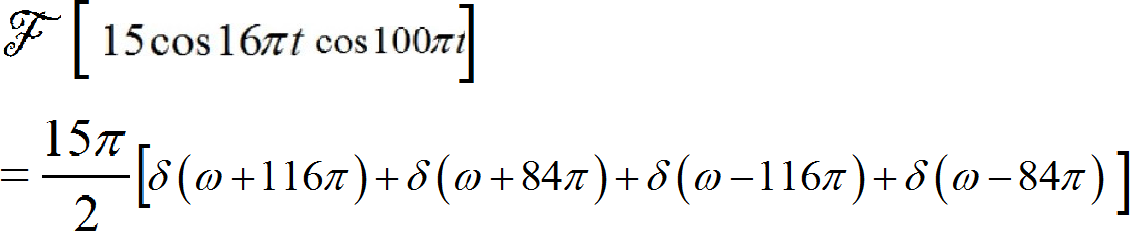 ▲ Figure 1.2.1 Spectrum of f(t)