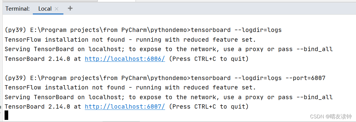 pytorch框架学习(tensorboard的使用)