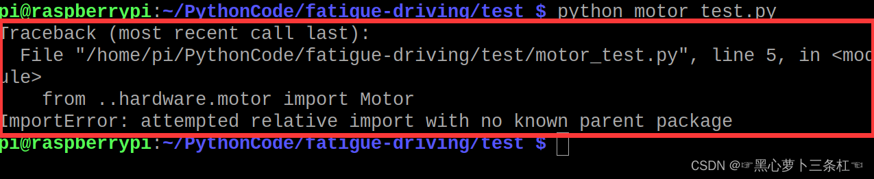 【树莓派】解密树莓派Python项目中神秘的导入错误