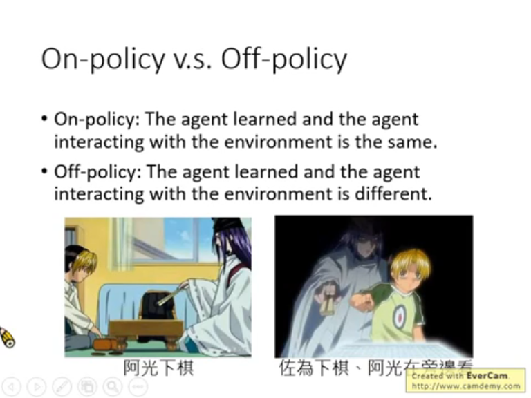 on-policy & off-policy