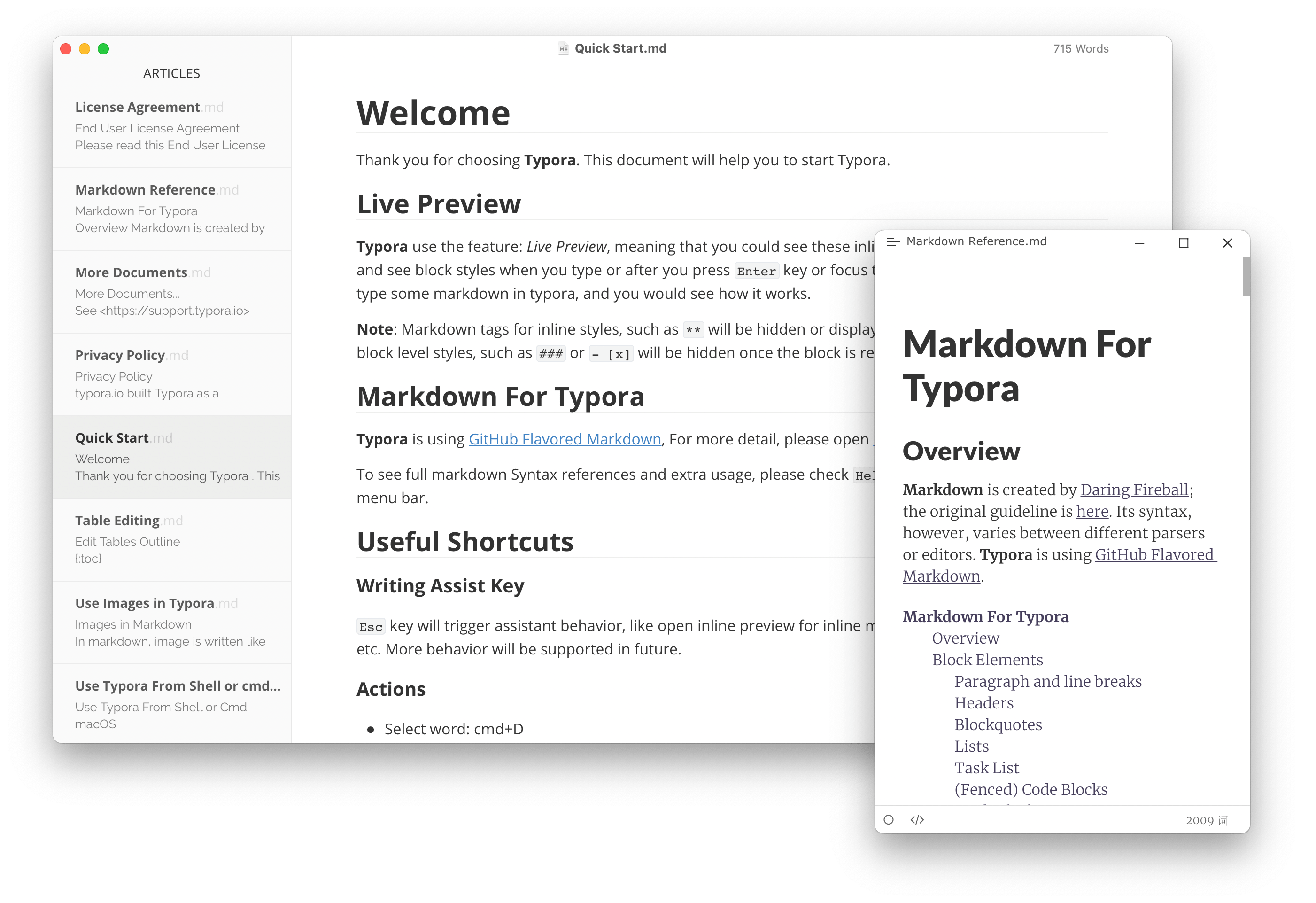 简洁优雅Markdown编辑器Typora最终免费版v0.11.18-火车啦啦