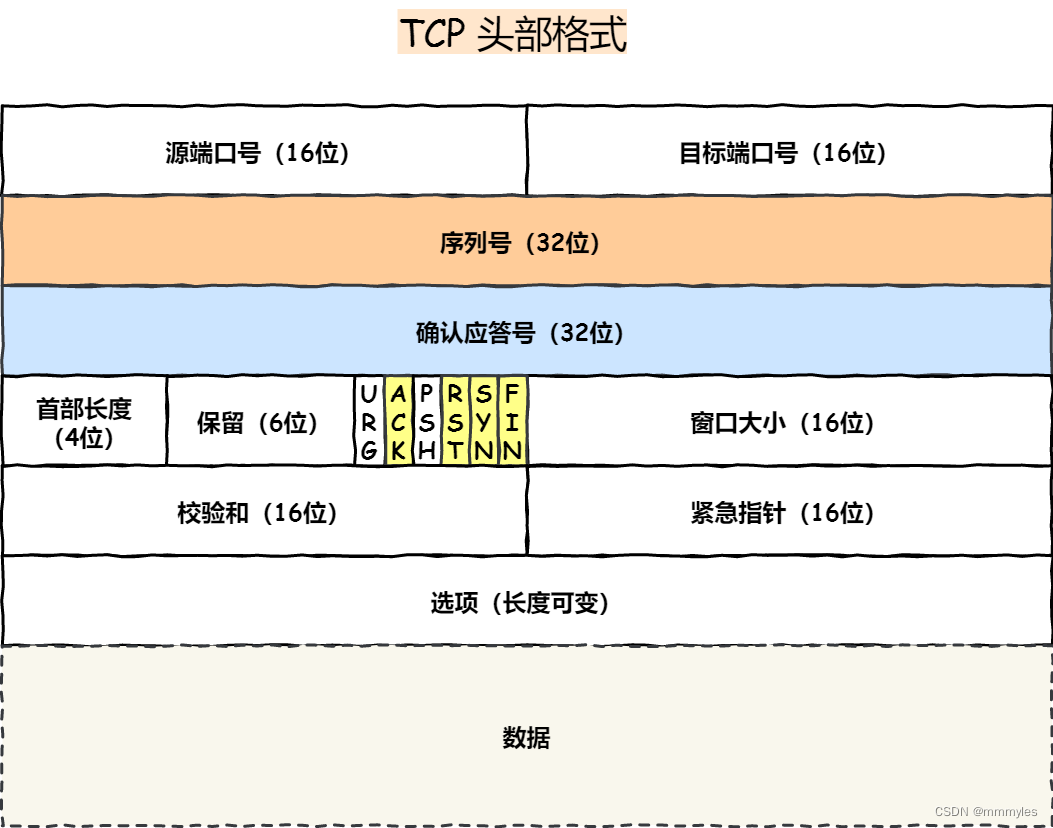 TCP头格式