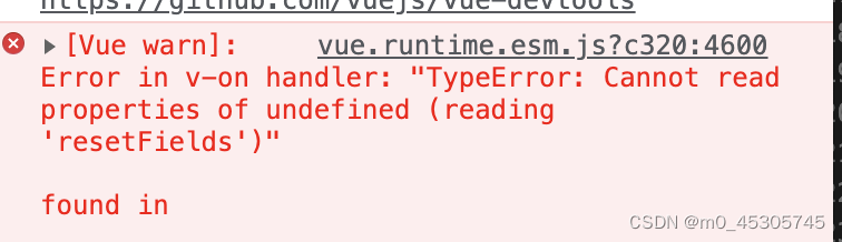 error in v on handler typeerror assignment to constant variable