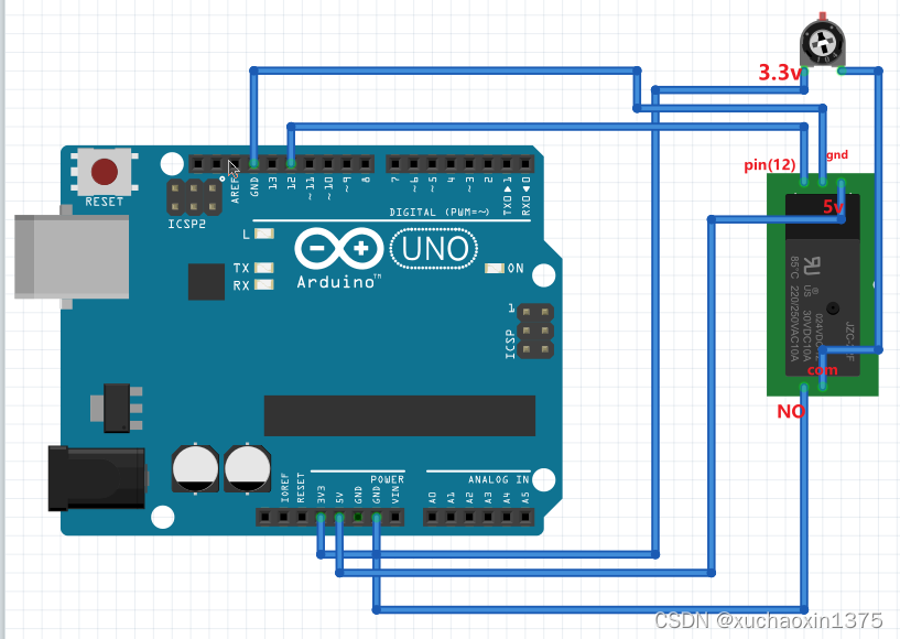 raspberryPi_继电器模块(relay)+风扇模块(fan)连接原理图/硬件调试