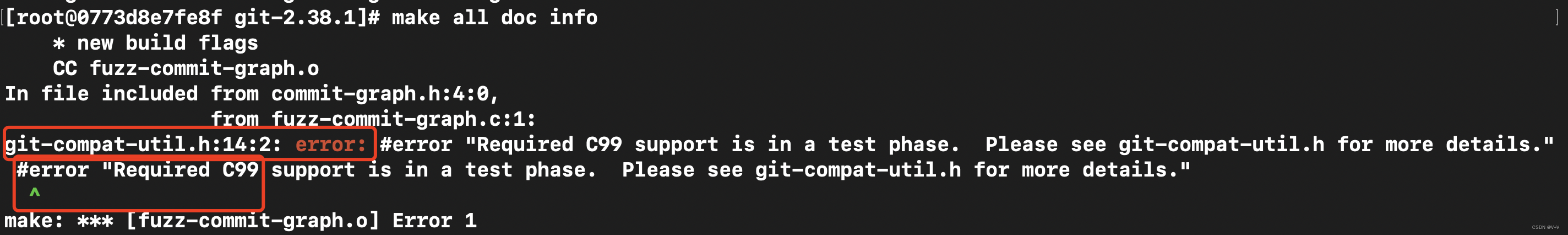Centos7 git Git compat util h 14 2 Error centos7 git V V 