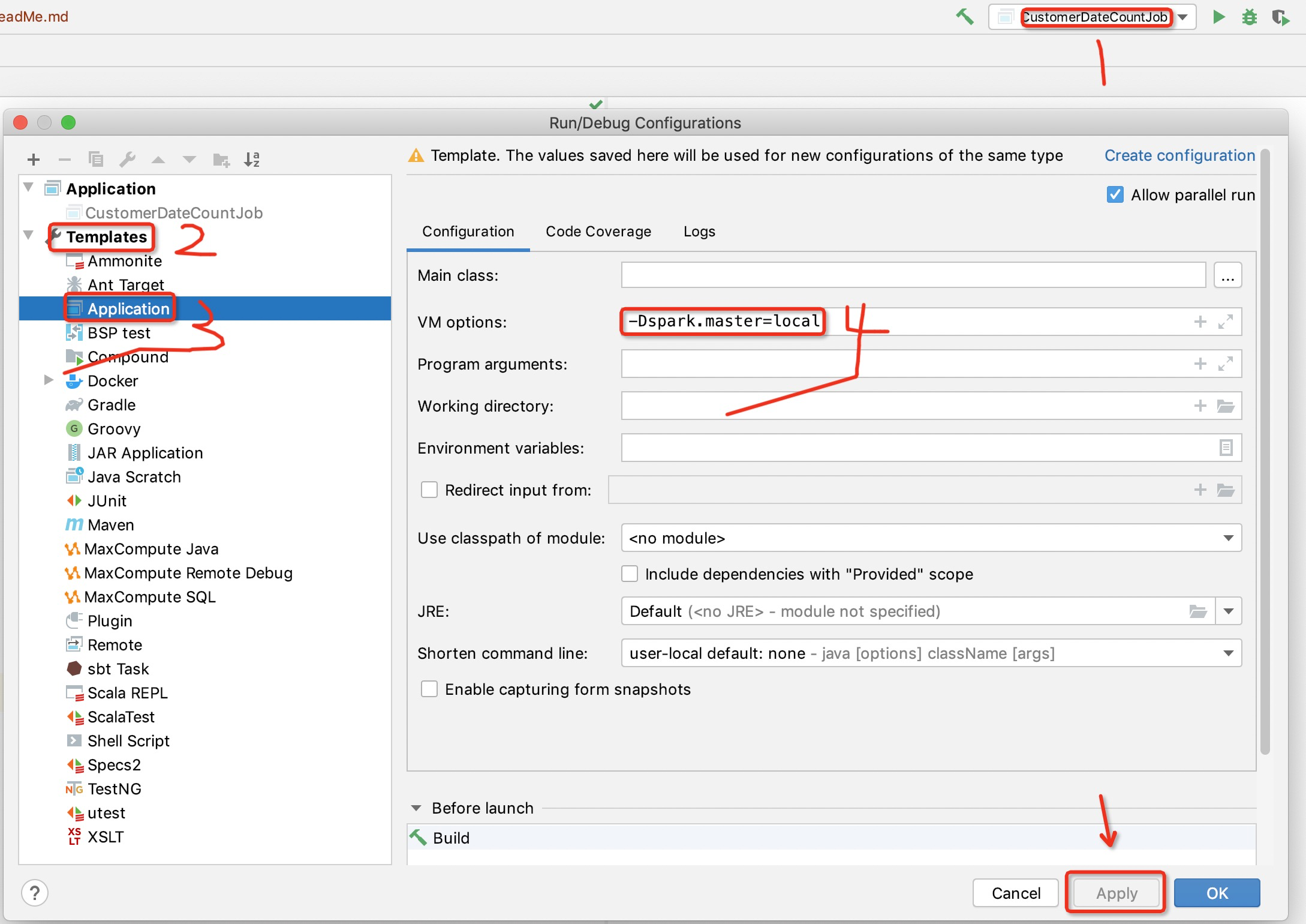 A master URL must be set in your configurationCSDN博客