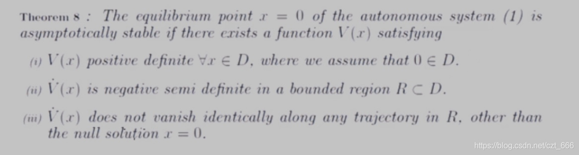 笔记内容 非线性控制理论 Phillweston的博客 Csdn博客