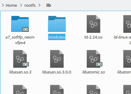 modules在rootfs中的位置