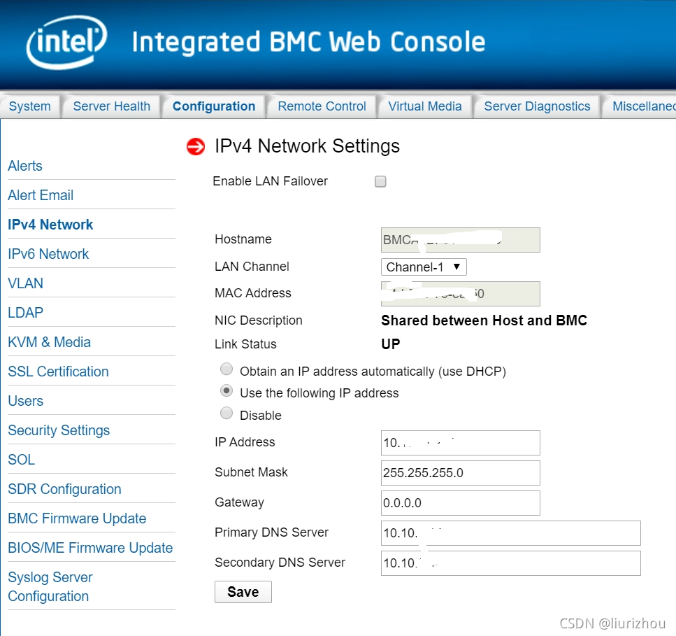 ipmitool 远程操作BMC控制服务器-CSDN博客