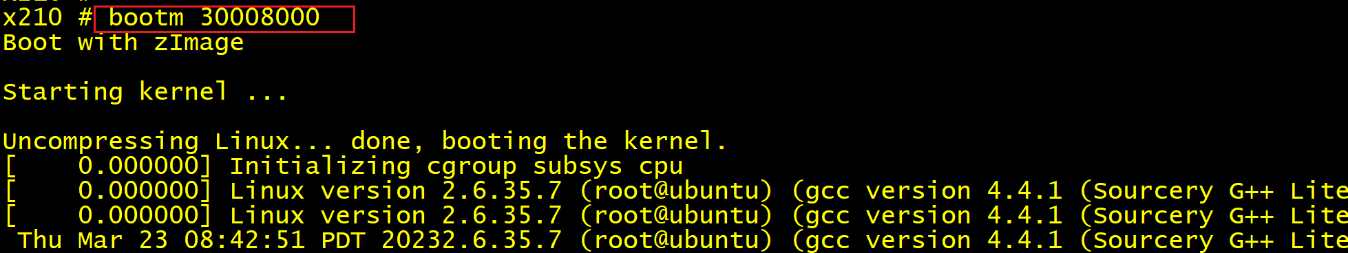 ARM uboot 启动 Linux 内核