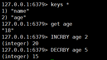 INCRBY/DECRBY key n