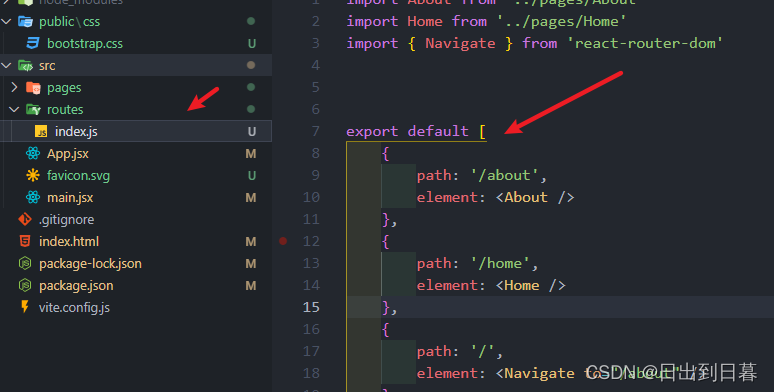 Vite中使用react-router-dom-v6 路由报错 Uncaught SyntaxError: Unexpected Token ...