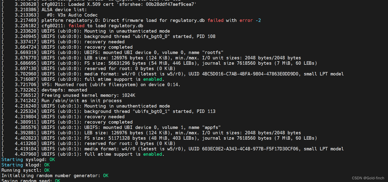 UBI mount：mounting /dev/ubi0_1 on /mnt/apps on /mnt/apps failed No