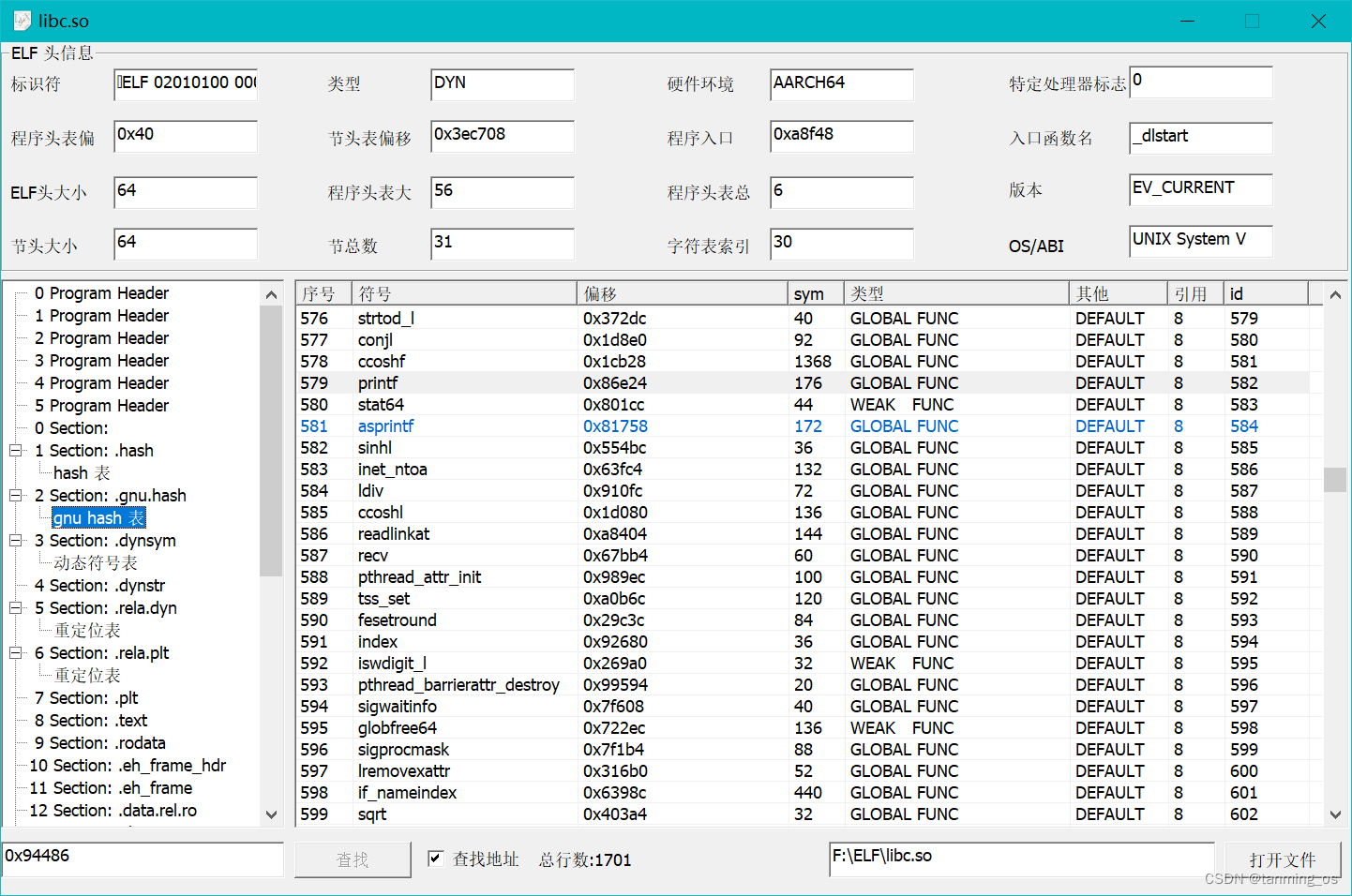 ELF解析工具 —— 使用介绍_elf文件用什么打开-CSDN博客