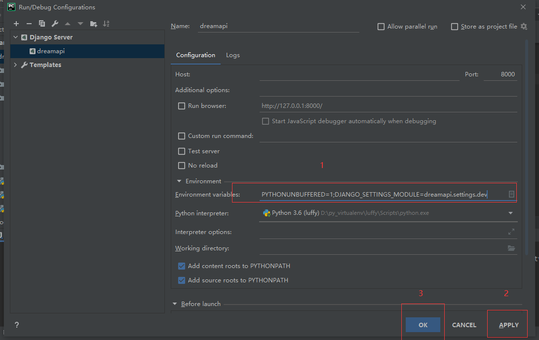 Django.core.exceptions.ImproperlyConfigured: The SECRET_KEY Setting ...