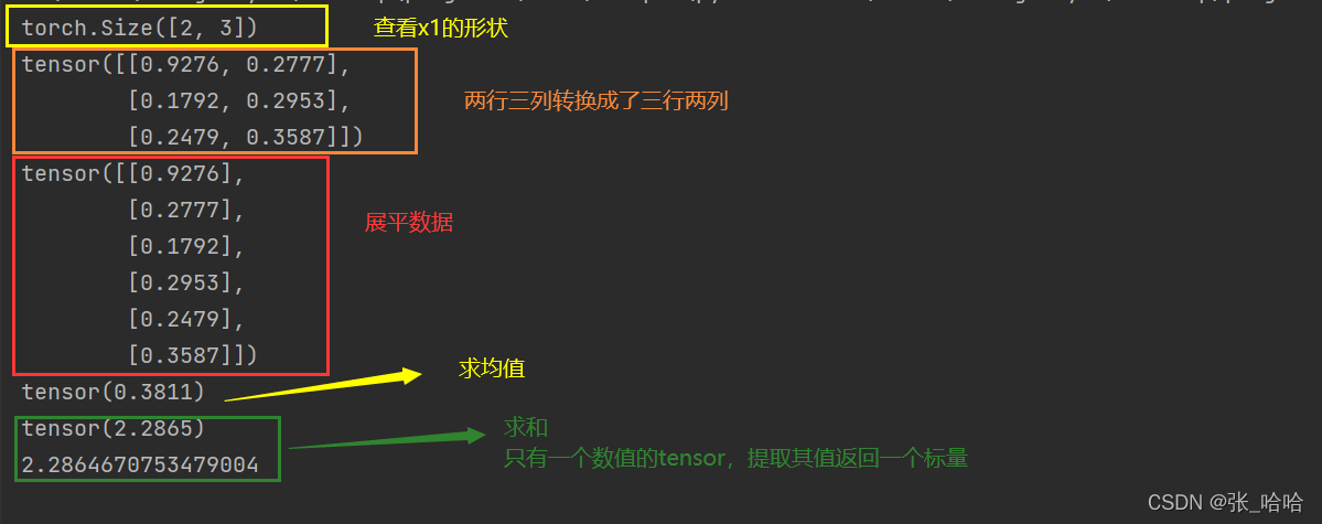 Pytorch张量(Tensor)基本介绍与使用_pytorch tensor-CSDN博客