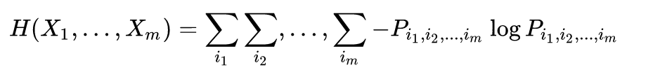 信息熵的数值计算公式