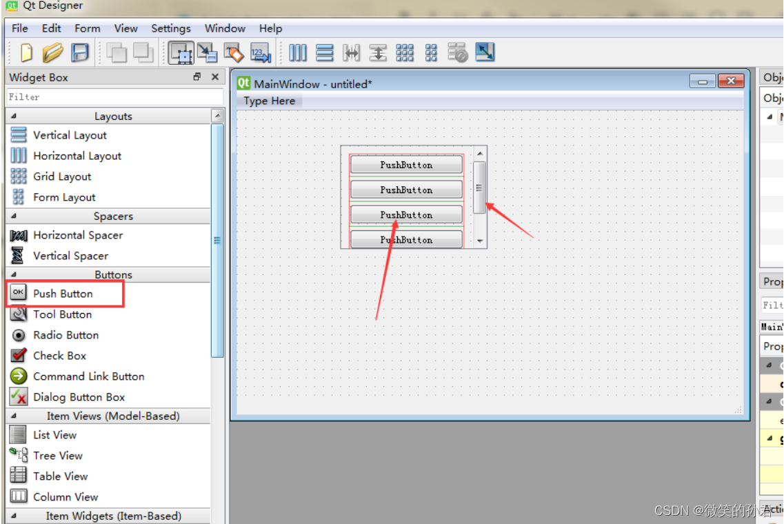 PyQt利用QScrollArea+QGridLayout制作一个滑动的Grid布局（QT Designer）