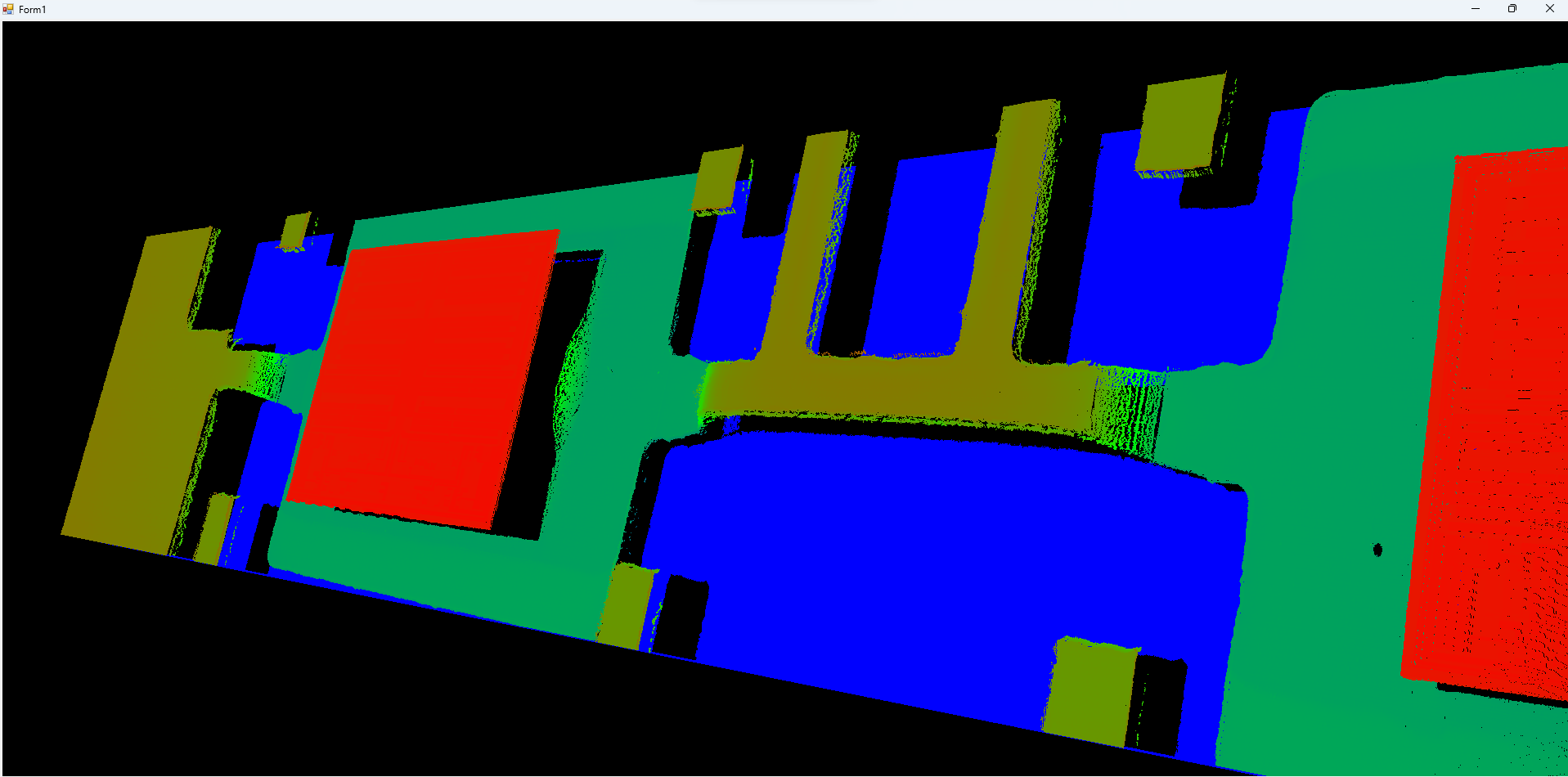 C# winform界面显示3D点云图像（halcon+VTK）