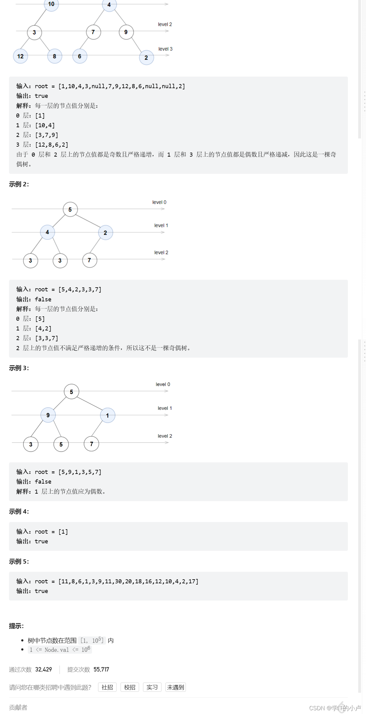 【LeetCode】1609. 奇偶树、1122. 数组的相对排序