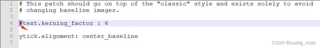 Bad key “text.kerning_factor“ on line 4 inC:\Users\liuyu\anaconda3\envs\pytorchly\lib\site-packages