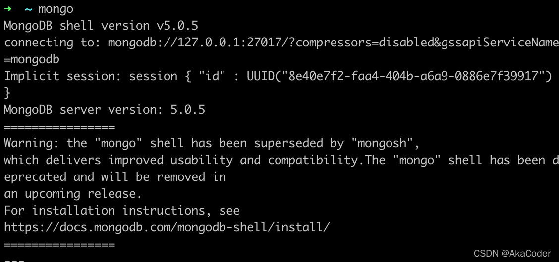 【MongoDB】mongo操作和ROBO 3T操作