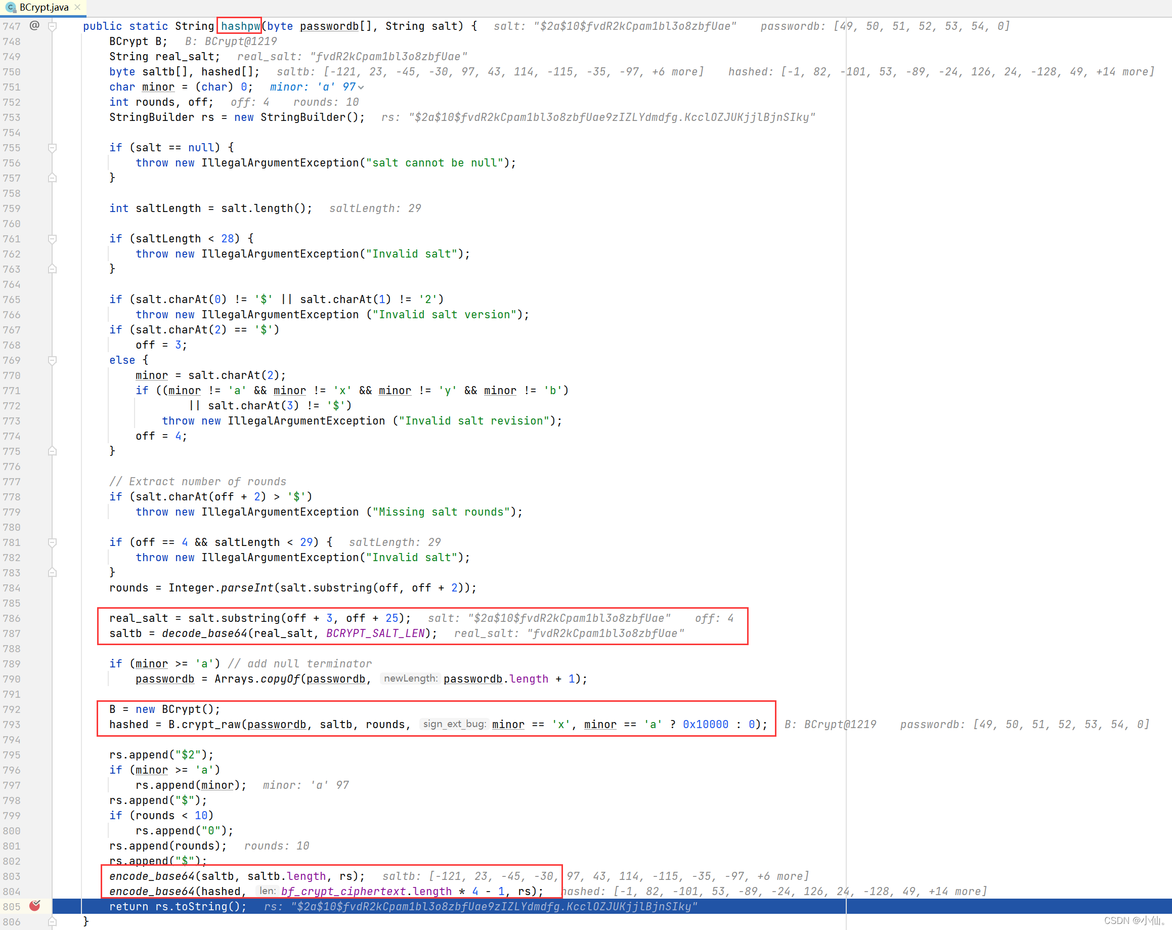 Spring——》SpringSecurity中的BCryptPasswordEncoder算法_spring security ...