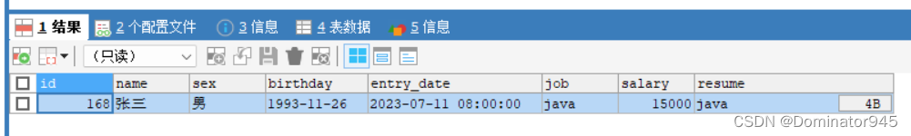 [外链图片转存失败,源站可能有防盗链机制,建议将图片保存下来直接上传(img-6g5NI52C-1686661207673)(E:\Java study\Markdown\本地图片\创建表emp.png)]