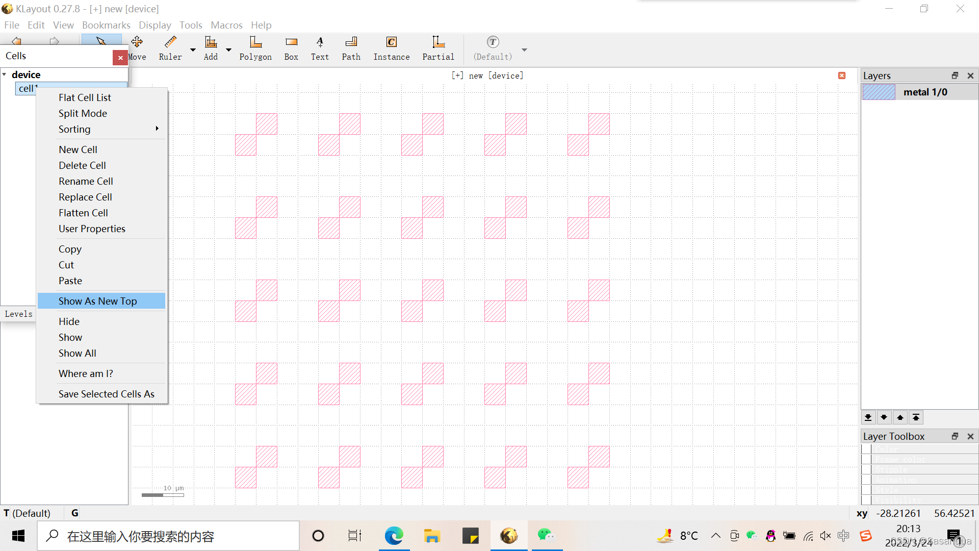 Klayout入门(3)单元层次结构_klayout快捷键-CSDN博客