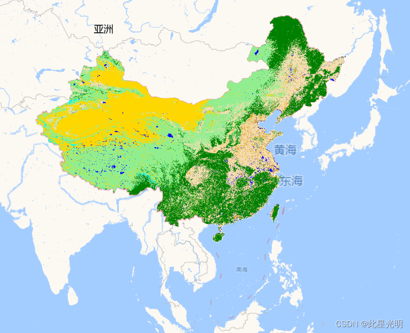 中国30米年度土地覆盖产品annual China Land Cover Dataset, CLCD