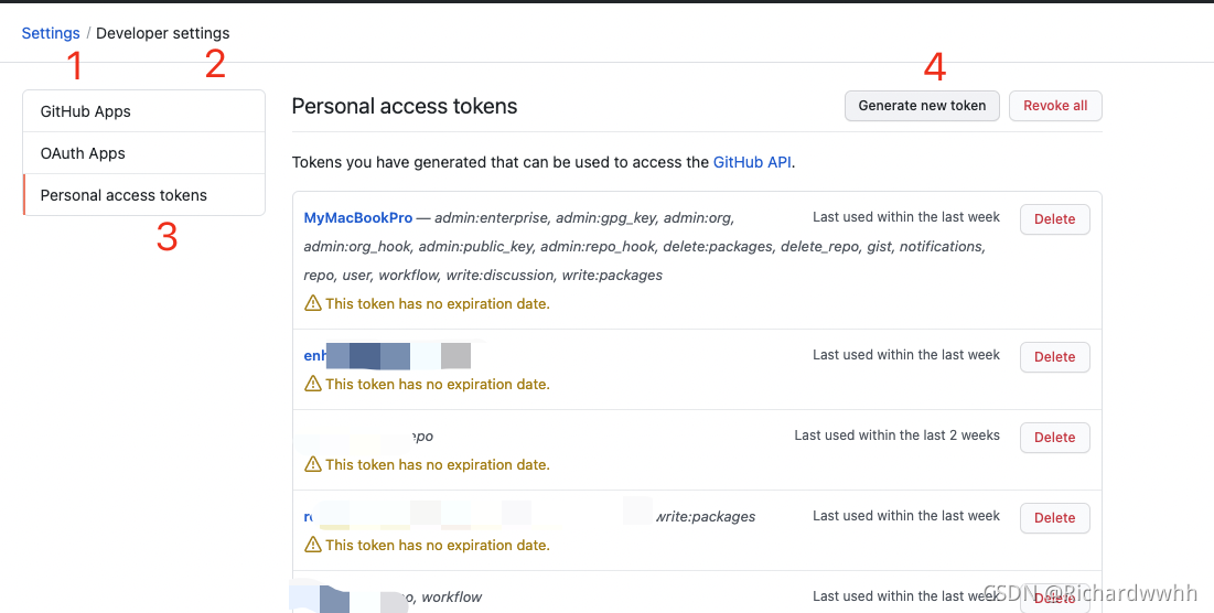 【macOS踩坑】fatal: authentication failed (输入用户名及密码push失败,由于GitHub不再支持密码验证 ...