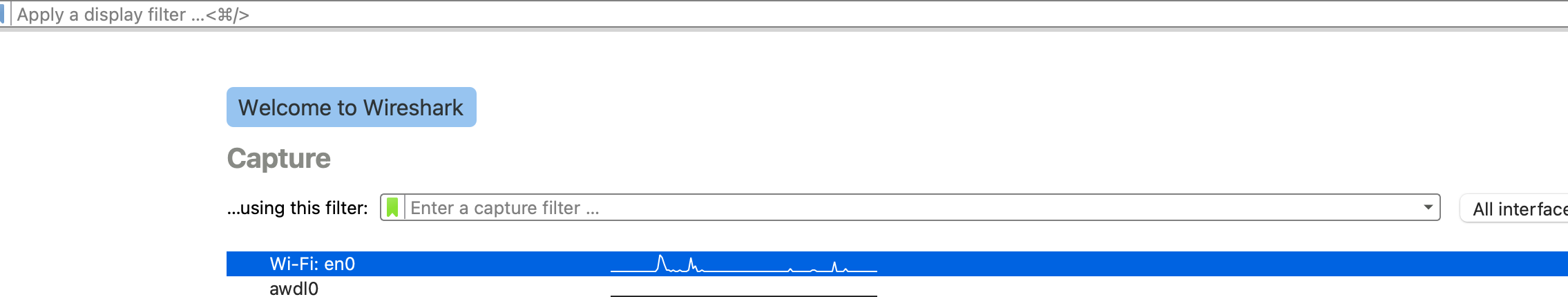 Mac 安装wireshark