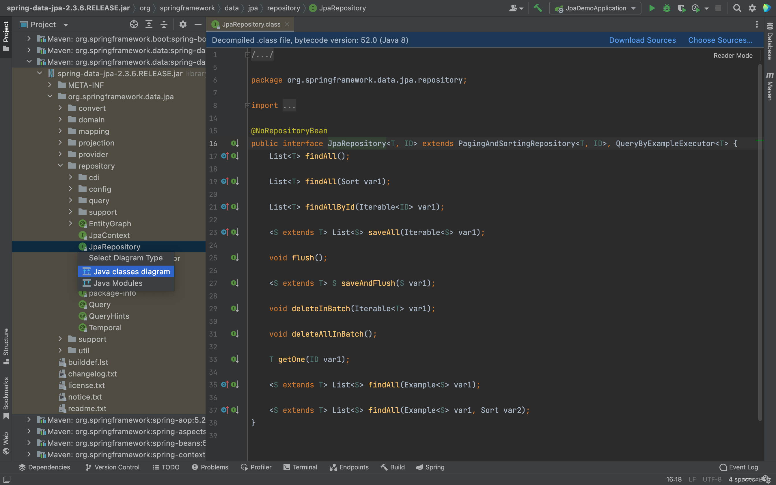 IntelliJ IDEA查看一个类的类图结构 show diagrams，用图表的方式查看类的关系层次_idea show diagram ...