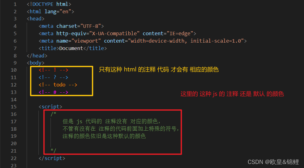 Better Comments 插件的一些理解以及vscode中.html文件名中的js注释如何设置不同颜色-CSDN博客