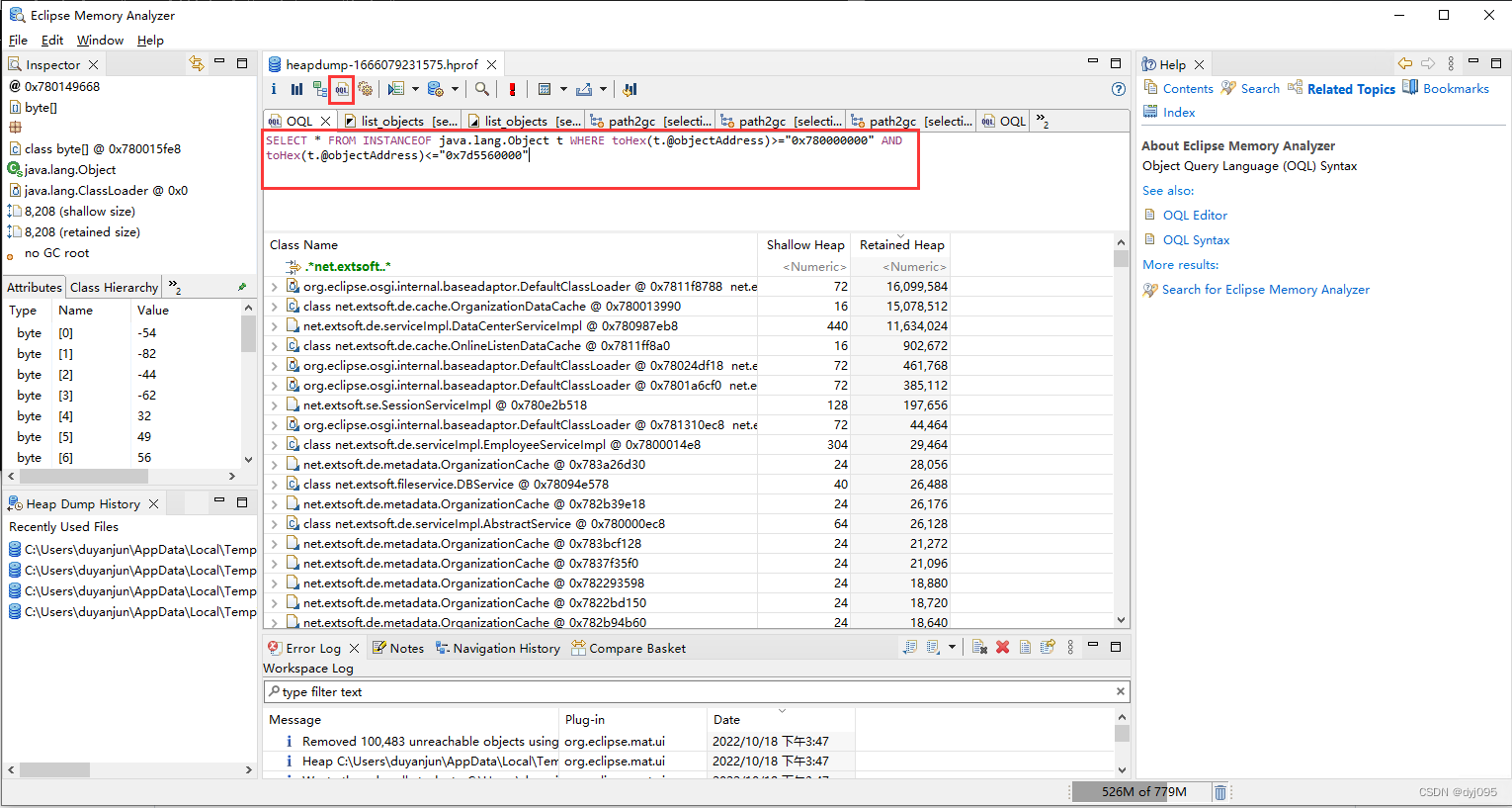 JVM-使用MAT(Memory Analyzer Tool)内存分析工具分析JVM老生代增长异常