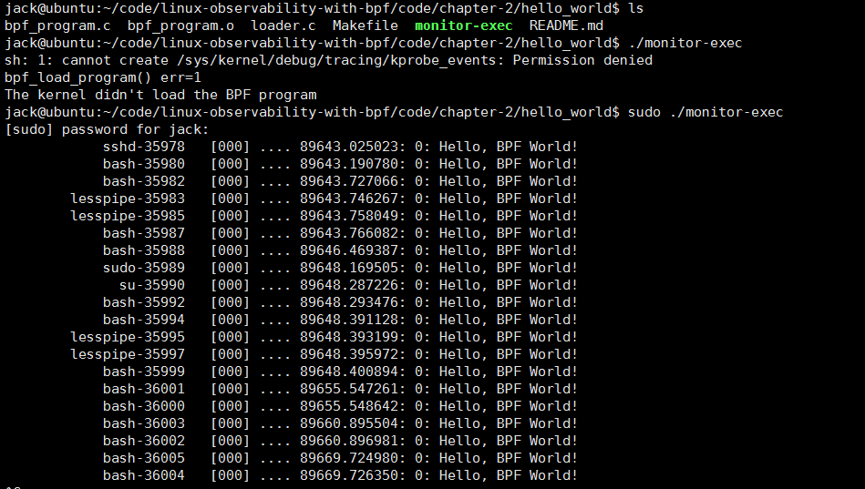 linuxobservabilitywithbpf make *** No rule to make target ‘/kernel