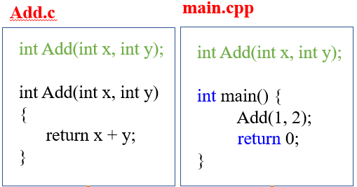 cpp 程序与 c 程序的相互调用（extern “C“ 的使用）