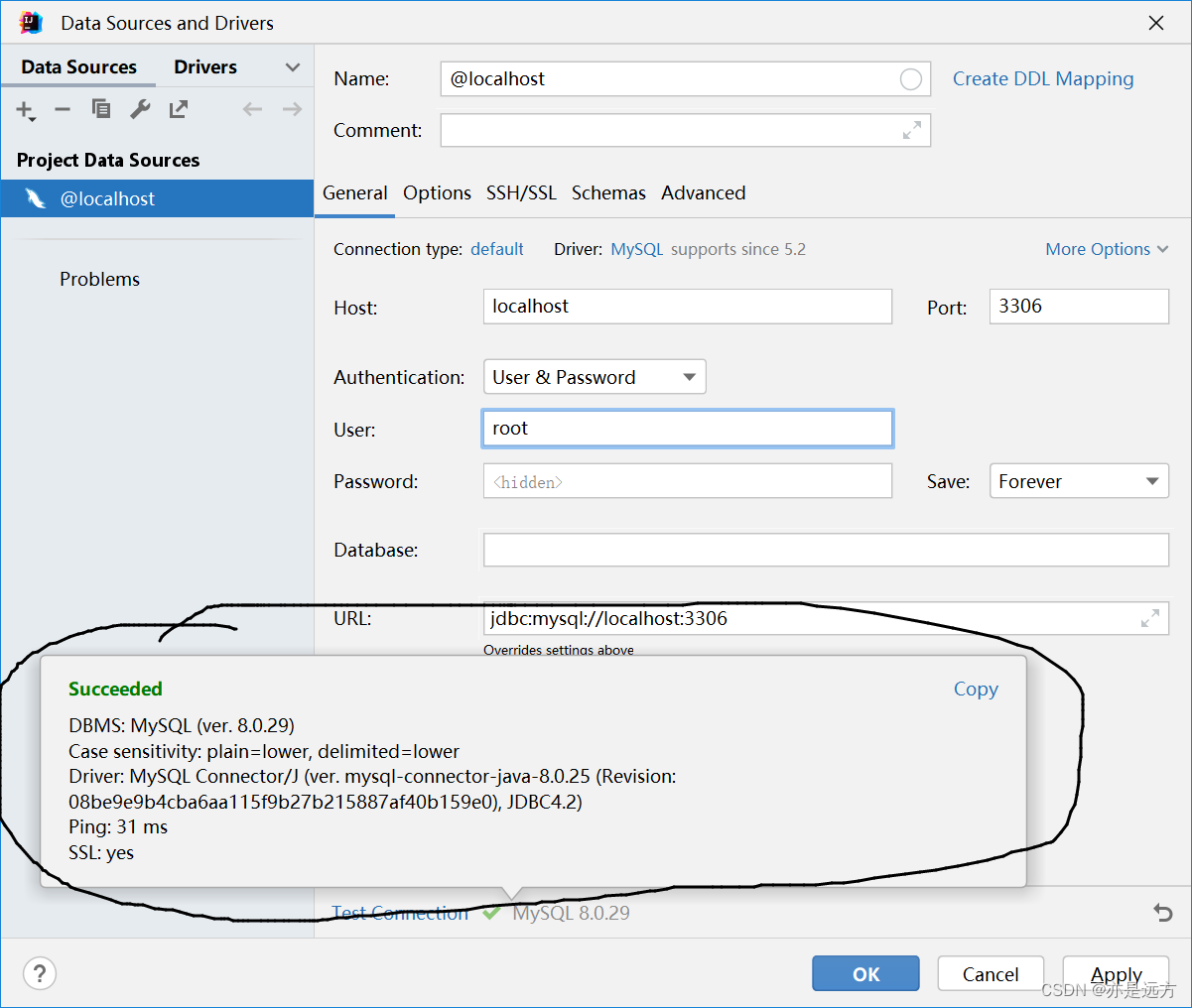 IDEA连接MySQL数据库并执行SQL语句使用数据