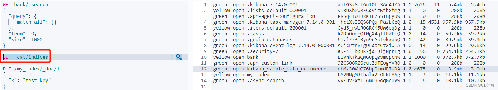 Elasticsearch 基本使用（一）写入数据