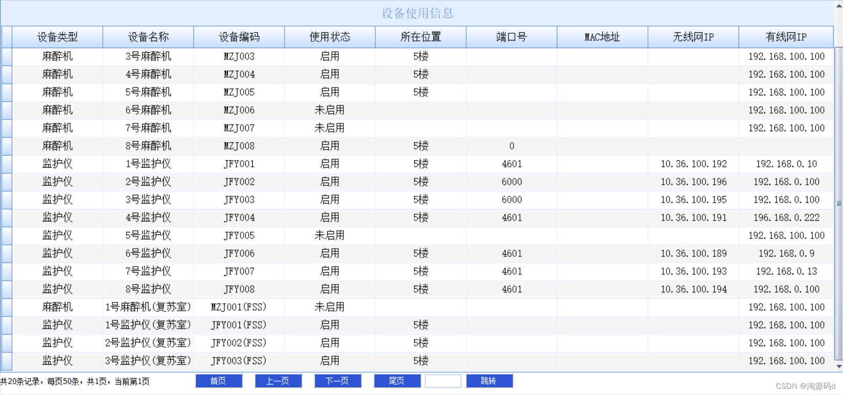 【源码】手麻系统源码，C#手术麻醉系统源码